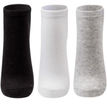 Imagem de Kit 3 Meias Unidades Sapatilhas Micro Com Almofada Unissex - Puket, 40