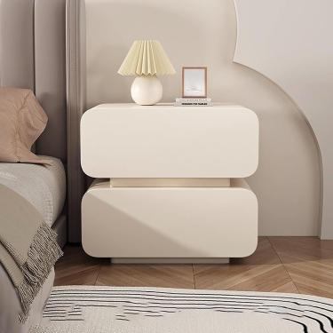 Imagem de Quarto Lateral Com Cômoda, Mesa De Fim De Meados Do Século Com Armazenamento Para Quarto, Sala De Estar E Corredor Com 2 Gavetas, Style1, 45x40x50cm