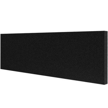 Imagem de Folha de plástico HDPE 12x36cm 1,27cm de espessura preta DUYKQEM