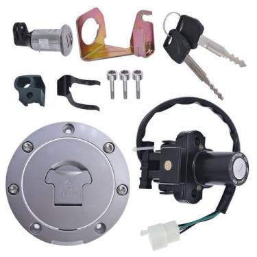 Imagem de WFLNHB Interruptor de ignição tampa de combustível conjunto de chaves de bloqueio de assento de substituição para Honda CBR600F4i CBR1000RR CBR1100XX CBR600RR CBR900RR CBR929RR CBR954RR VTR1000