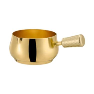 Imagem de predolo Mini frigideira com alça ergonômica, prato para molho de soja, molho de pimenta e marinada para sushi, Ouro