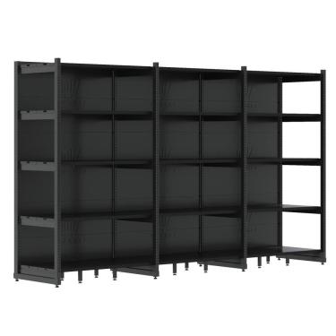 Imagem de Rack Gôndola Parede 1 Inicial 2 Continuações 2,00m 5 Níveis 3420kg Fit Amapá