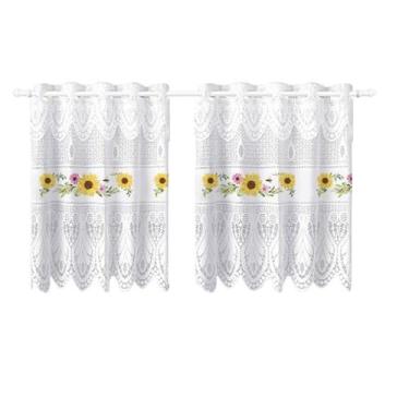 Imagem de Cortina Pia Vitro Stilo Renda Cozinha 1,60X0,80 Alt - Beija Flor