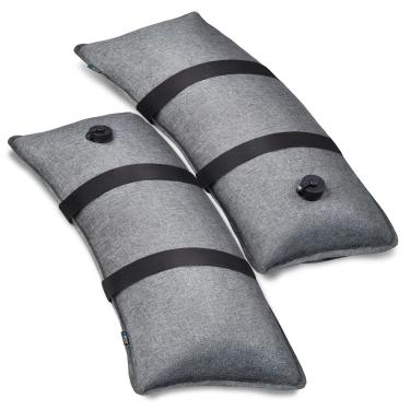 Imagem de BaseMate Pesos Base Guarda-chuva | Sacos de água preenchíveis ao ar livre para peso | Pesos de móveis de pátio à prova de intempéries | Sacos de água arqueados para segurar o suporte de guarda-chuva e