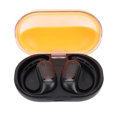 Imagem de ASHATA Fones de Ouvido Sem Fio, Fones de Ouvido, Fones de Ouvido Esportivos Com Lóbulos, Cor de Gradiente Luminoso de Efeito Estéreo, para o Treino de Ginástica Em Execução (Laranja)