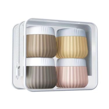 Imagem de Recipiente De Viagem Para Produtos De Higiene Pessoal Em Silicone Apro