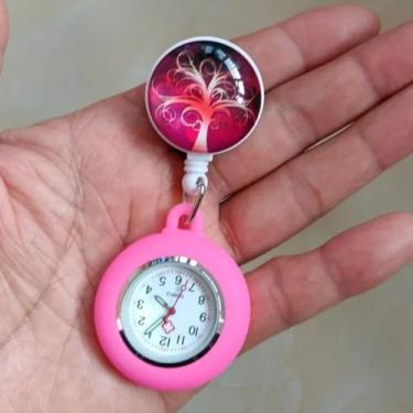 Imagem de Relógio Lapela Enfermagem Árvore Da Vida Quartzo Cordão Ioiô - Memory 