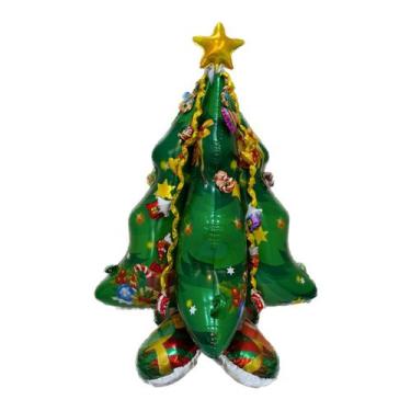 Imagem de Balão Grande De Natal com base Decoração Árvore de Natal - PartiuFesta