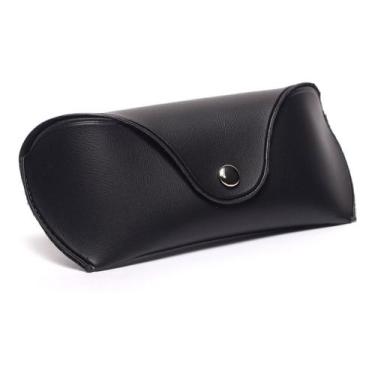Imagem de Kit 3 Estojo Case Bolsa Porta Óculos De Sol Preto Feminino Masculinlo 