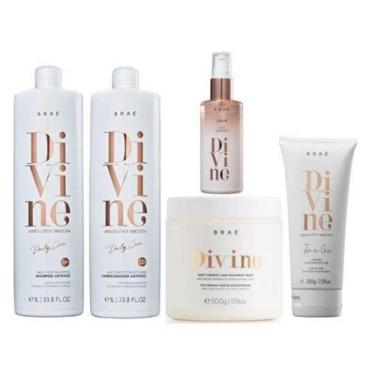 Imagem de Braé Divine Kit  (Sh+ Cond Antifr 1L) + Plume Sensation 60ml + Leave-I