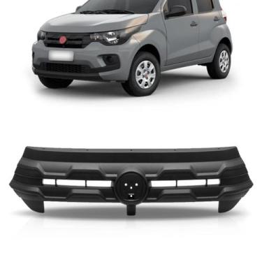 Imagem de Grade do Radiador Mobi  2016 2017 2018 Preto Texturizado - SP ACESSÓRI