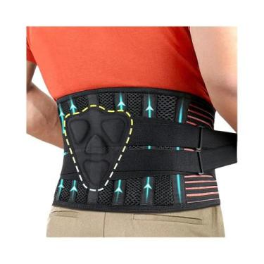 Imagem de Cinta De Suporte Lombar Respirável Para Alívio Da Dor Nas Costas Para 