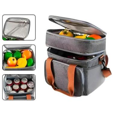 Imagem de Bolsa Térmica Lancheira Dobrável Escola Leve - Relet