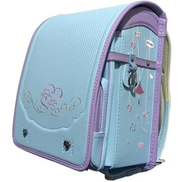 Imagem de Mochila De Peso Leve De Couro Pu De Grande Capacidade Sacos De Escola Japoneses Para Meninos E Meninas Radoseru Rasel, #4, 35 * 26 * 19cm