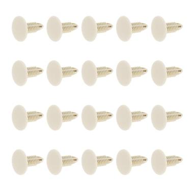 Imagem de SING F LTD 20 peças de pinos de retenção de painel de motorhome 17,5 x 23 mm clipes de plástico fixadores para trailers dianteiros ou traseiros BPC1