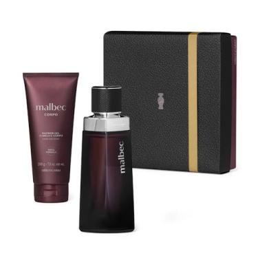 Imagem de Kit Malbec Tradicional: Colônia 100ml e Shower Gel 200g