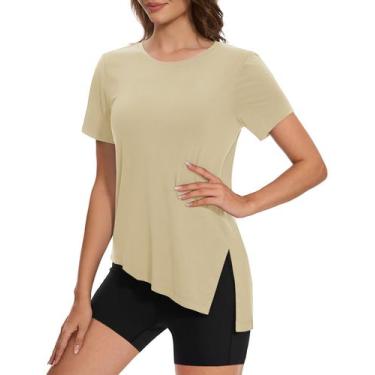 Imagem de Camisa de treino feminina MAGCOMSEN Quick Dry Gym Athletic 2GG