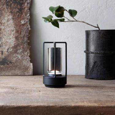 Imagem de Candeeiro de mesa sem fio Lumisom Crystal Touch Sensor LED preto - PIK