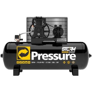 Imagem de Compressor de Ar Trifásico Alta Pressão Industrial 20 Pés 20 - PRESSUR