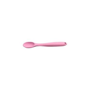 Imagem de Colher de Silicone para Bebê Rosa 165 cm - Mimo Style - SN19073