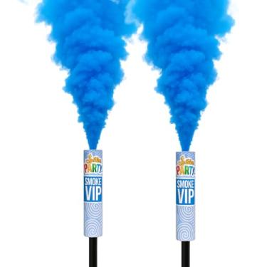 Imagem de Kit 2 Bastão de Fumaça Chá Revelação Azul