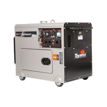Imagem de Gerador a Diesel Cabinado Toyama TDG7000SEXP 6kva 418cc Bivolt