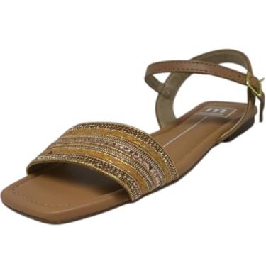 Imagem de Sandalia Feminina Rasteira Conforto Moderna Moleca