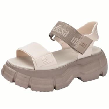 Imagem de Sandalia Feminina Plataforma Conforto Moderna Pulse Melissa