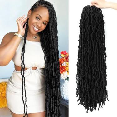 Imagem de Cabelo de crochê Karida Faux Locs, 30 polegadas, Soft Locs, 7 pacotes