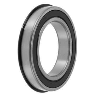 Imagem de A ABSOPRO 6014NR2RS Rolamentos de esferas de sulco profundo 70 x 110 x 20 mm P4 rolamentos lubrificados com vedação dupla de borracha 1 peça carro scooter skate roda universal tom prateado preto