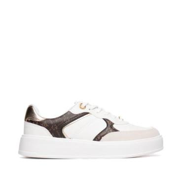 Imagem de Tênis Feminino Kolosh Flatform Impulse+ Branco/Marrom, Branco, Marrom,