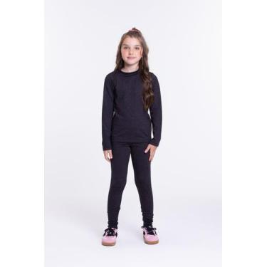 Imagem de Conjunto Térmico Infantil Brilhos Mágicos - Vida Costeira, Preto, 8