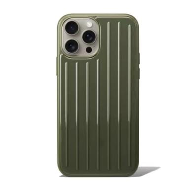 Imagem de Capa de luxo para iPhone 16 Pro Max, 15pro, 14, 13 e 12, capa protetora à prova de choque com embalagem de caixa de presente (para iPhone 14 Pro Max/verde escuro)