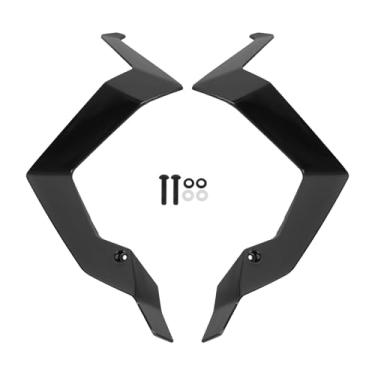 Imagem de Acessórios de motocicleta carenagem lateral winglets defletor de vento lateral para-brisa defletor de ar substituição para Honda XADV750 X-ADV 750 X ADV 750 2025 (preto)