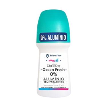 Imagem de Desodorante Roll On Ocean Fresh Schraiber 60ml Sem Alumínio Sem Parabenos Dermatologicamente Testado