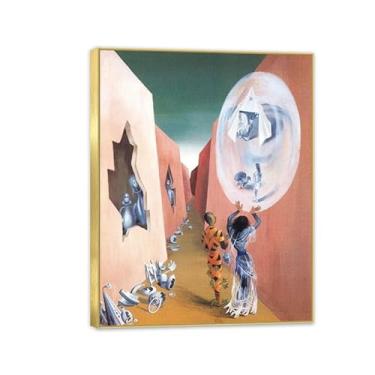 Imagem de SDYJ6GSW Remedios Varo arte de parede cigana e arlequim impressão em tela arte surrealismo pôster remédios decoração arte para sala de estar quarto decoração de casa presente 50x40 cm (50.8x40.6 cm