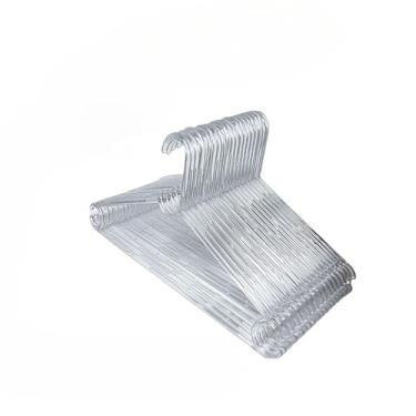 Imagem de Cabides Acrílico Transparente Reforçado para Roupas Adulto