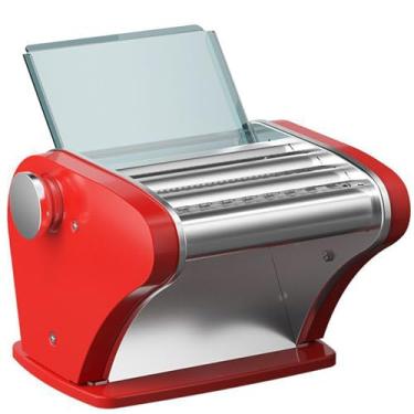 Imagem de MáQuina EléTrica Para Fazer Massas, MáQuina Manual De Fazer Massas Em AçO InoxidáVel, 6 ConfiguraçõEs De Espessura AjustáVeis, Para Espaguete, Fettuccine
