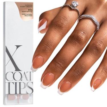 Imagem de Press on Nails BtartboxNails French Tip Brown Short Coffin