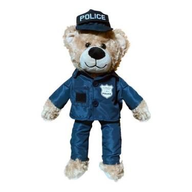 Imagem de Ursinho de pelúcia ZZZ Bears SGT Sleeptight Police 40 cm com uniforme