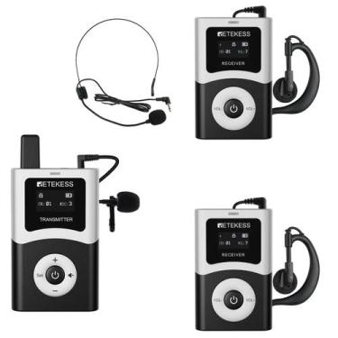 Imagem de Sistema de guia turístico Retekess T130U (4ª geração T130) com microfo