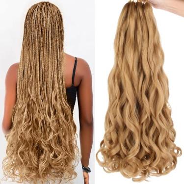Imagem de Braiding Hair COOKOO, pré-esticado, francês encaracolado, 30 polegadas