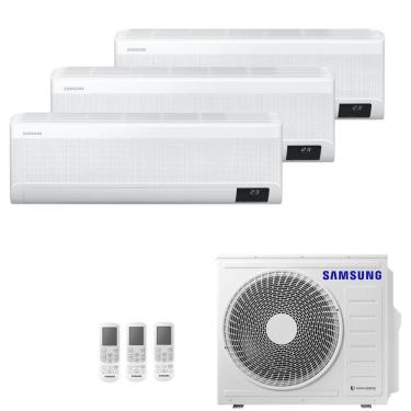 Imagem de Ar Condicionado Multi Split Tri Split Samsung Wind Free 24000 BTUs 3X9000 Quente e Frio Inverter AJ068AXJ3KH-AZ 220V