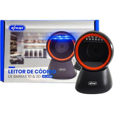 Imagem de Leitor De Qr Code E Código De Barras Knup Kp-le709 Plus - Original Portátil Usb