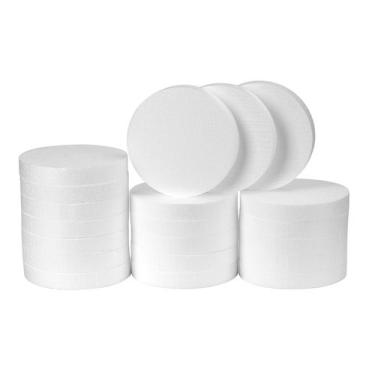 Imagem de Círculos redondos de espuma Crafare de 6 polegadas, pacote com 20, 2,5