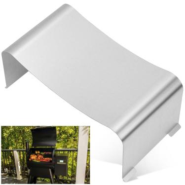 Imagem de Substituição de difusor de defletor de calor de aço resistente para churrasqueira e defumadores Trae-ger Pro 575 780 Ironwood 650 885, pode até aquecer e prolongar o tempo de queima
