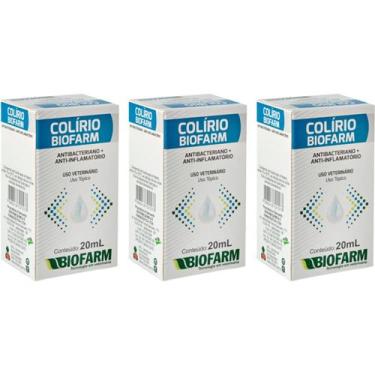 Imagem de Colirio 20ml - Biofarm - 3 Unidade
