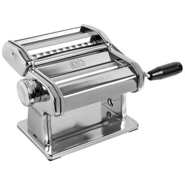 Imagem de Máquina Manual de Fazer Massa de Pasta Clássica Atlas 150, MARCATO, Aço Cromado, 21 x 20 x 16 cm