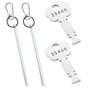 Imagem de Chave de porta de elevador de meia-lua + conjunto de chaves de alarme de incêndio 25460, kit de ferramentas de resgate rápido e manutenção, chaves de quebra de porta de emergência e resgate de