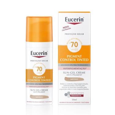 Imagem de Protetor Solar Facial Eucerin Pigment Control Cor Média Fps70 50ml
